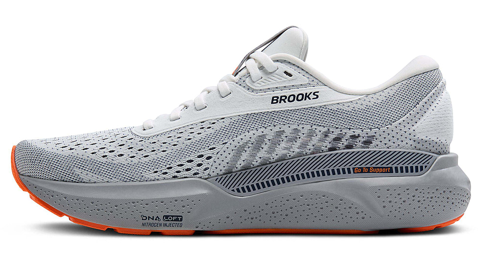 Brooks Adrenaline GTS 24 Road Running Shoes - Mens, White/Peacoat/Alloy, 12.0 US/Medium, 1104371D129.120