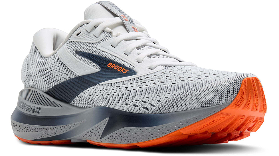 Brooks Adrenaline GTS 24 Road Running Shoes - Mens, White/Peacoat/Alloy, 12.0 US/Medium, 1104371D129.120