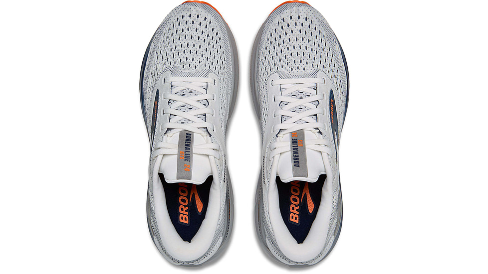 Brooks Adrenaline GTS 24 Road Running Shoes - Mens, White/Peacoat/Alloy, 12.0 US/Medium, 1104371D129.120