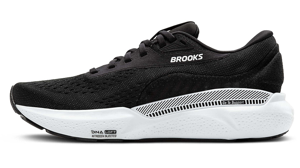 Brooks Adrenaline GTS 24 Road Running Shoes - Womens, Black/White, 6.5 US/Medium, 1204261B087.065