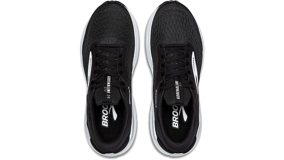 Brooks Adrenaline GTS 24 Road Running Shoes - Womens, Black/White, 6.5 US/Medium, 1204261B087.065