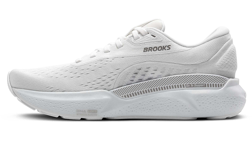 Brooks Adrenaline GTS 24 Road Running Shoes - Womens, White/Oyster/Alloy, 6.5 US/Medium, 1204261B148.065