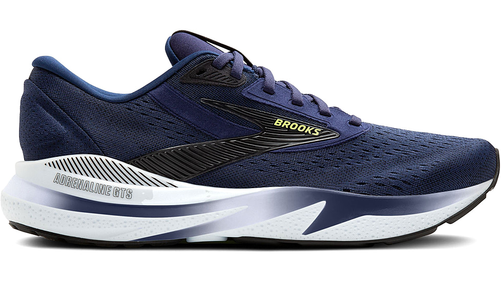 Brooks Adrenaline GTS 24 Running Shoes - Mens, Peacoat/Black/Sharp Green, 13 US, 1104371D423.130