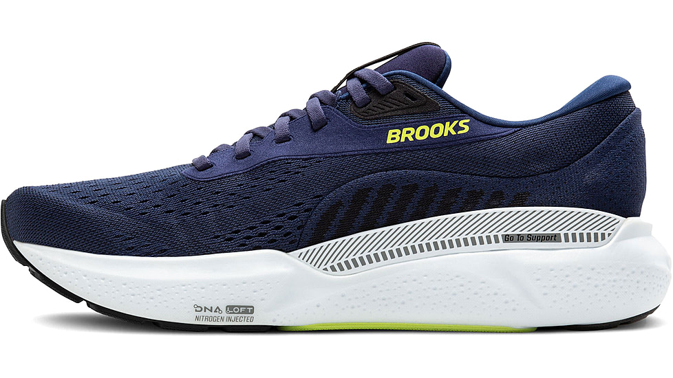 Brooks Adrenaline GTS 24 Running Shoes - Mens, Peacoat/Black/Sharp Green, 13 US, 1104371D423.130