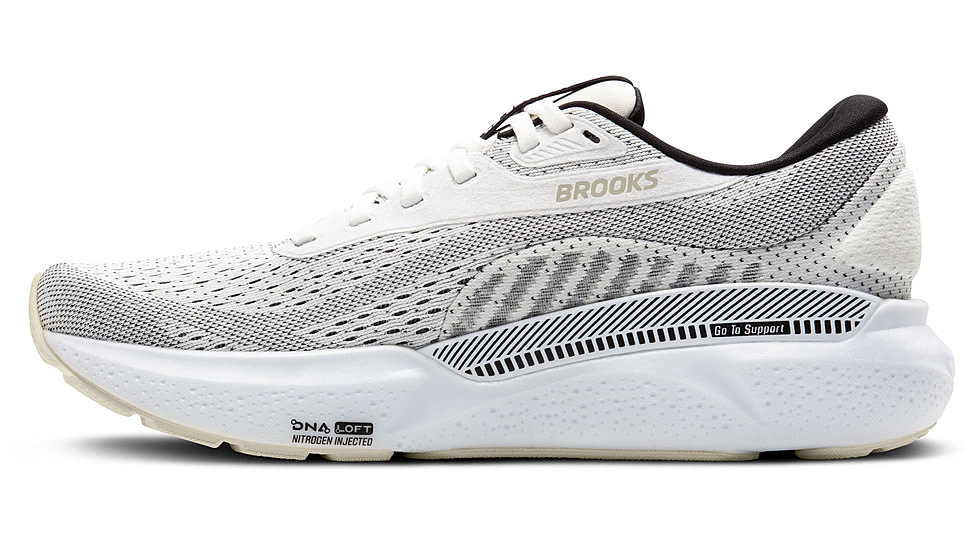 Brooks Adrenaline GTS 24 Running Shoes - Mens, White/Black/Pelican, 11.5 US, 1104371D126.115