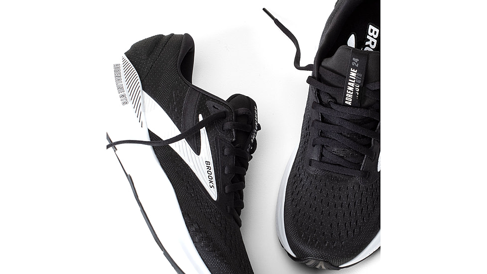 Brooks Adrenaline GTS 24 Running Shoes - Womens, Black/White, 7 US, 1204261B087.070