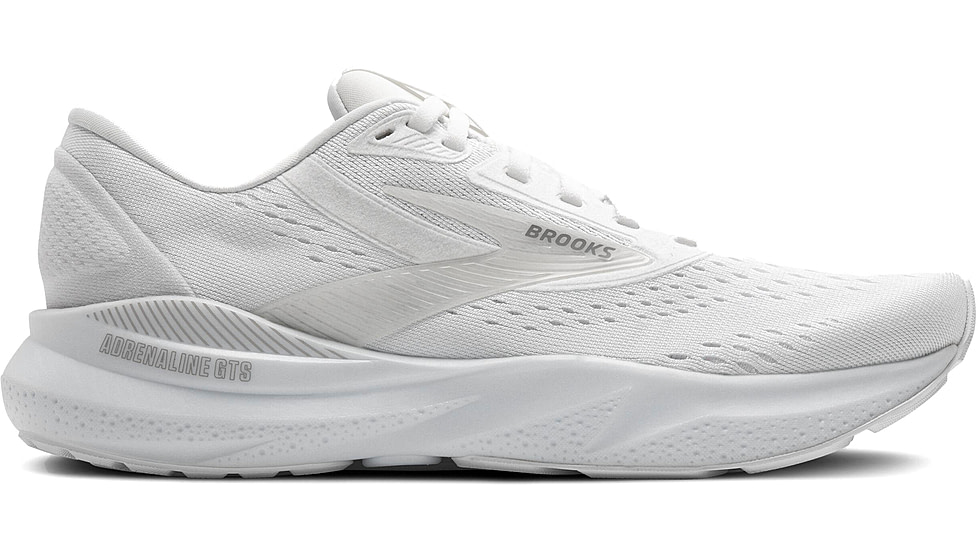 Brooks Adrenaline GTS 24 Running Shoes - Womens, White/Oyster/Alloy, 7.5 US, 1204261B148.075