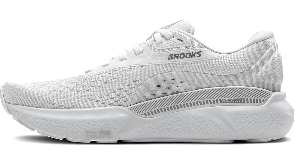 Brooks Adrenaline GTS 24 Running Shoes - Womens, White/Oyster/Alloy, 7.5 US, 1204261B148.075