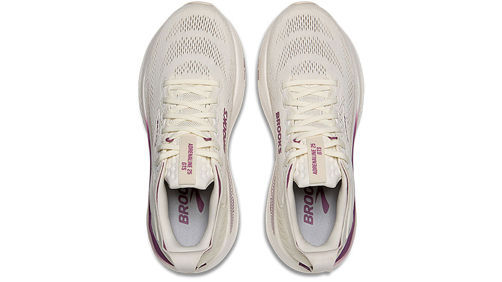 Brooks Adrenaline GTS 25 - Womens Road Running Shoes, Coconut/Argyle, 10 US, 1204431B128.100