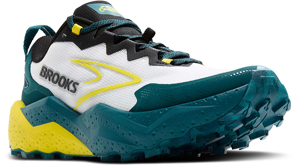 Brooks Caldera 8 Trailrunning Shoes - Mens, Bit of Blue/Quince/Celestial, 9.0 US/Medium, 1104401D131.090