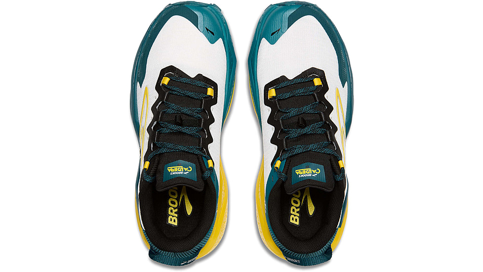 Brooks Caldera 8 Trailrunning Shoes - Mens, Bit of Blue/Quince/Celestial, 9.0 US/Medium, 1104401D131.090