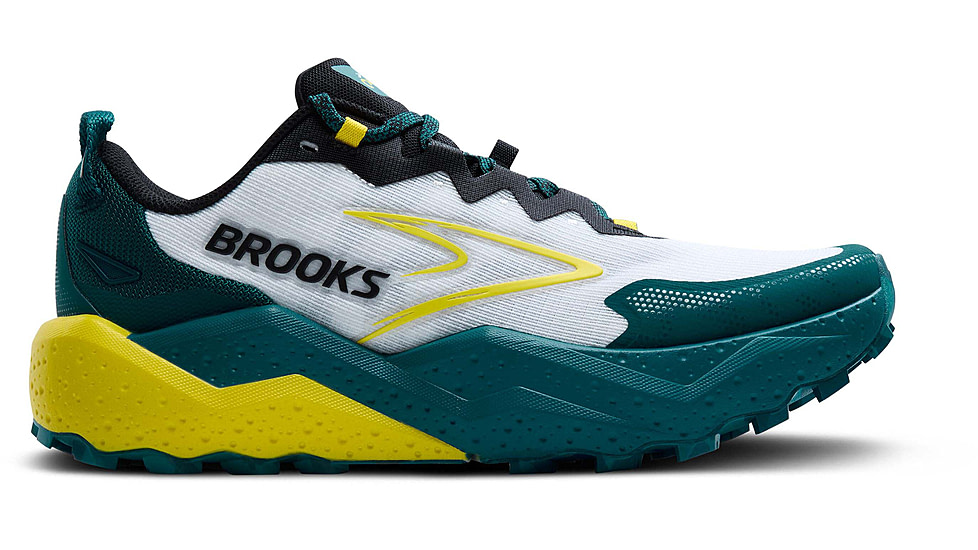 Brooks Caldera 8 Trailrunning Shoes - Mens, Bit of Blue/Quince/Celestial, 9.0 US/Medium, 1104401D131.090