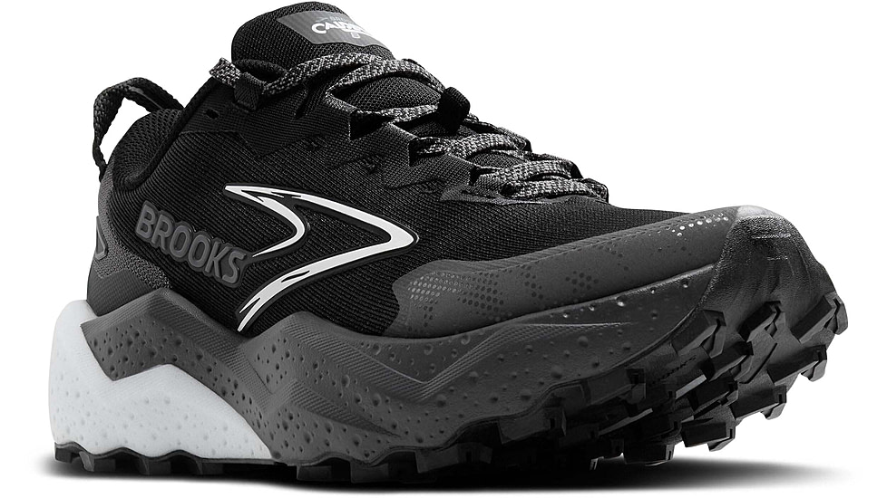 Brooks Caldera 8 Trailrunning Shoes - Mens, Black/Blackened Pearl/White, 12.0 US/Medium, 1104401D052.120