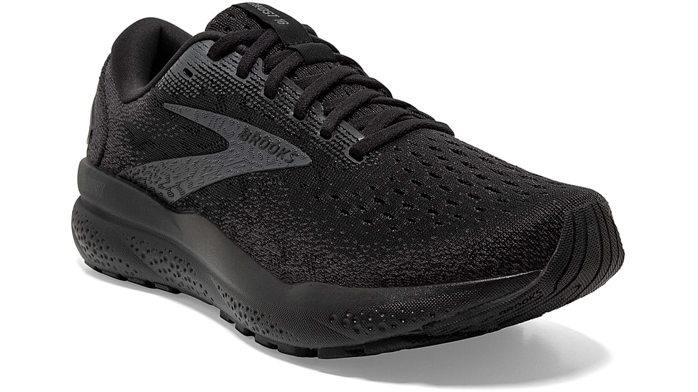 Brooks Ghost 16 Road Running Shoes - Mens, Black/Black/Ebony, 11.5 US/Medium, 1104181D020.115