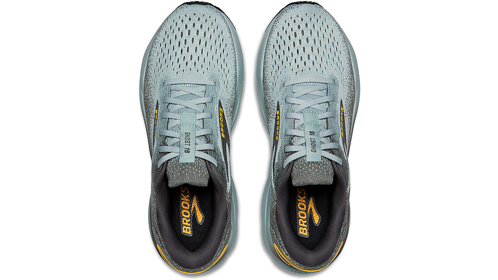 Brooks Ghost 16 Road Running Shoes - Mens, Cloud/Grey/Gold, 9.5 US/Medium, 1104181D432.095