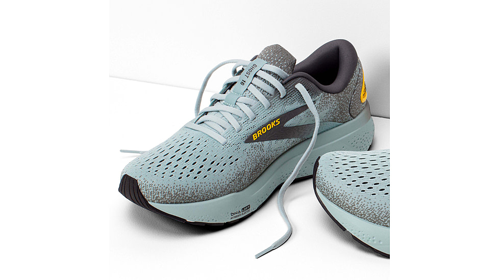Brooks Ghost 16 Road Running Shoes - Mens, Cloud/Grey/Gold, 9.5 US/Medium, 1104181D432.095