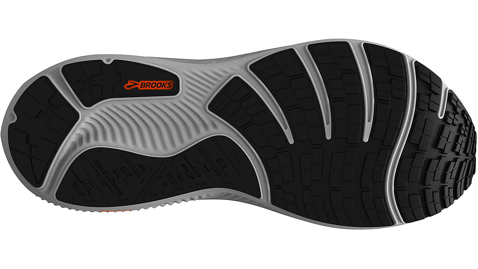 Brooks Ghost 17 GTX Road Running Shoes - Mens, Smoke/Primer Grey/Orange, 12, 1D, 1104621D022.120