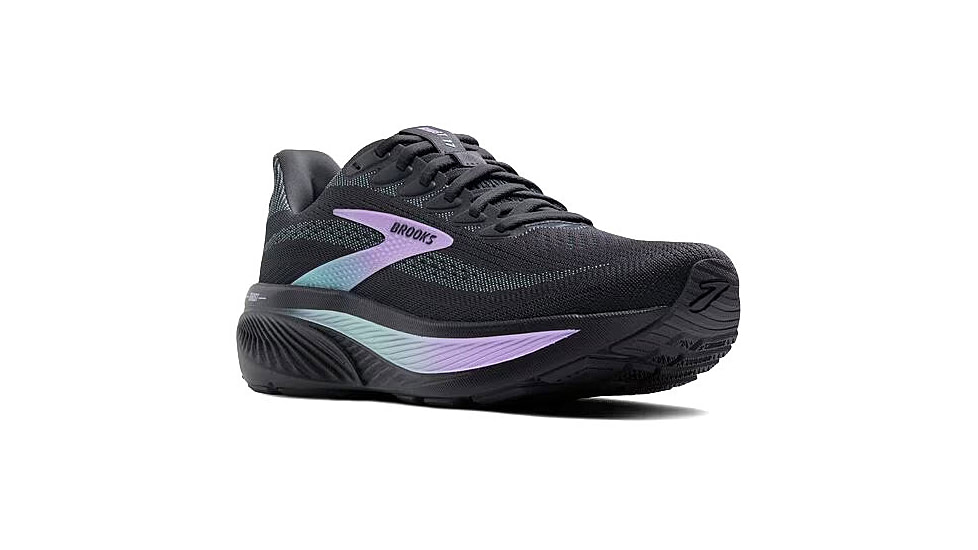 Brooks Ghost 17 Road Running Shoes - Women's, Grey/Clearwater/Purple, 6.5, 1B, 1204311B081.065