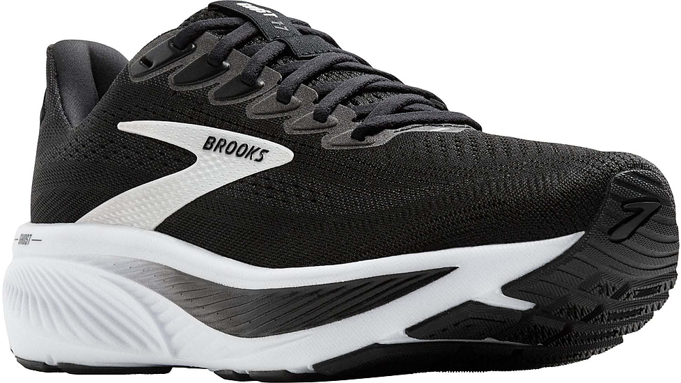 Brooks Ghost 17 Road Running Shoes - Womens, Black/Grey/White, 9.0 US/Medium, 1204311B090.090