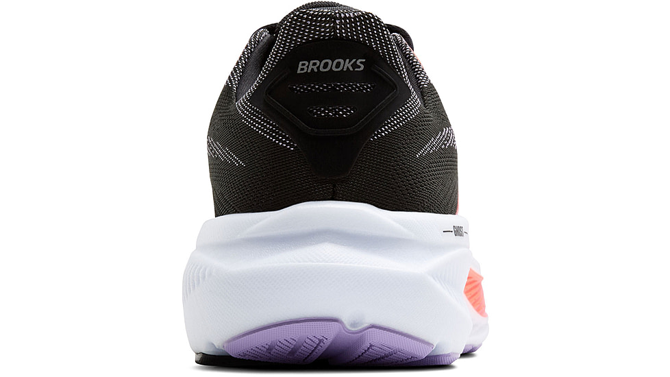 Brooks Ghost 17 Road Running Shoes - Womens, Black/Purple/Coral, 6, 1B, 1204311B080.060