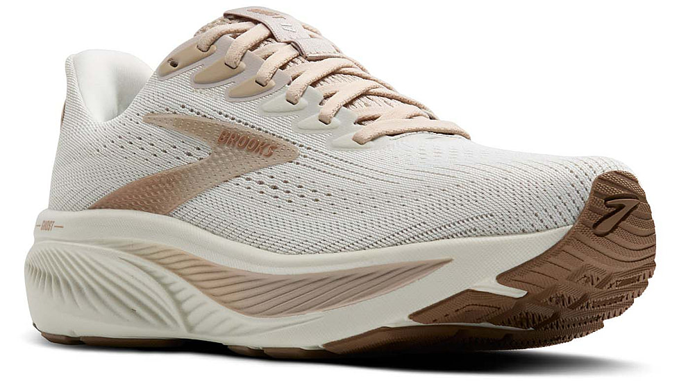 Brooks Ghost 17 Road Running Shoes - Womens, Grey/Chateau Grey/Portabella, 7.5 US/Medium, 1204311B092.075