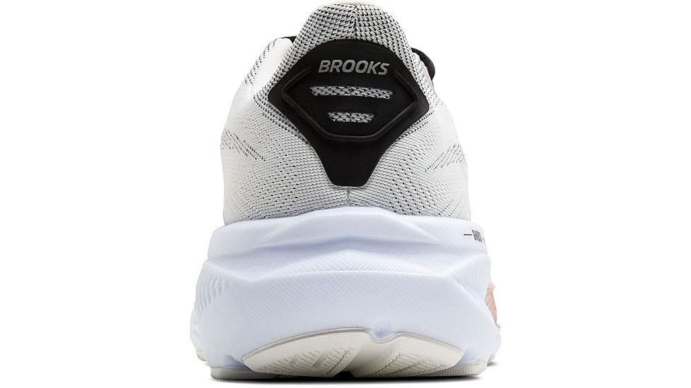 Brooks Ghost 17 Road Running Shoes - Womens, White/Black/Rose Gold, 9, 1B, 1204311B105.090