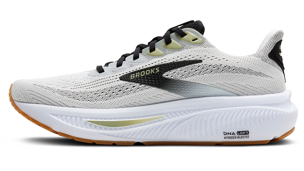 Brooks Ghost 17 Rosd Running Shoes - Mens, White/Black/Tea, 12, 1D, 1104421D191.120