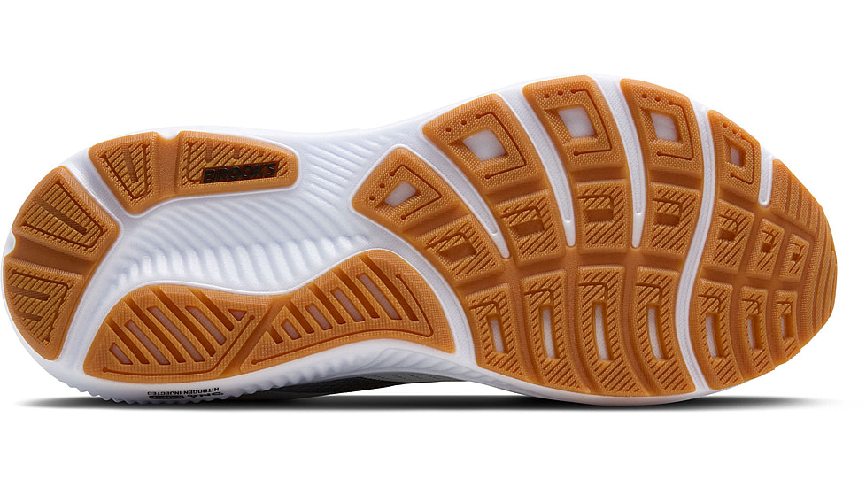 Brooks Ghost 17 Rosd Running Shoes - Mens, White/Black/Tea, 12, 1D, 1104421D191.120