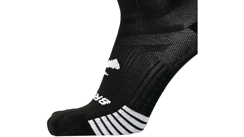 Brooks Ghost Lite Quarter 2-Pack Sock, Black, XL, 280497001.040