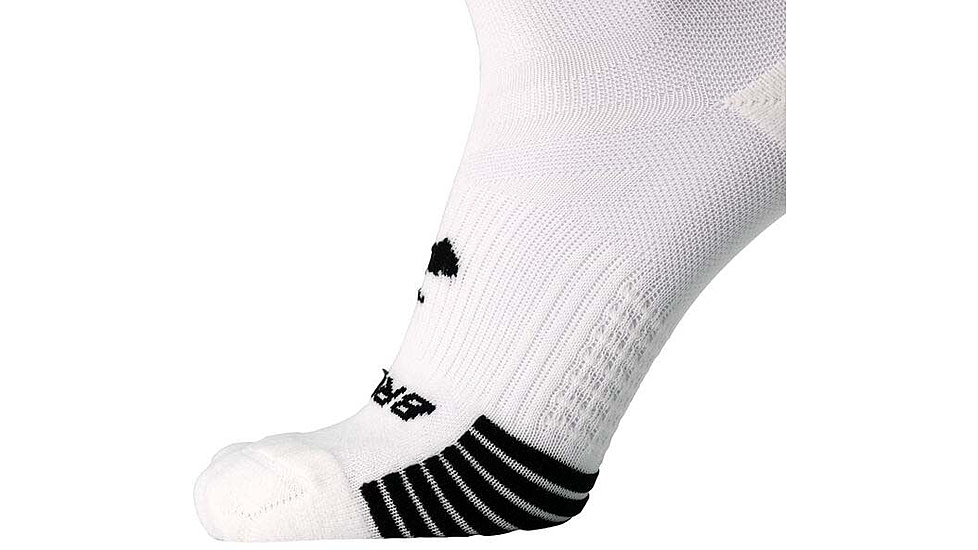 Brooks Ghost Lite Quarter 2-Pack Sock, White, XL, 280497100.040