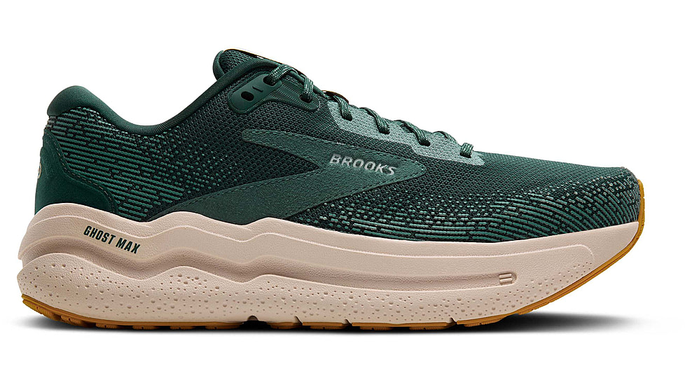 Brooks Ghost Max 2 Road Running Shoes - Mens, Pine Grove/North Atlantic/Grey, 10.5 US/Medium, 1104311D324.105