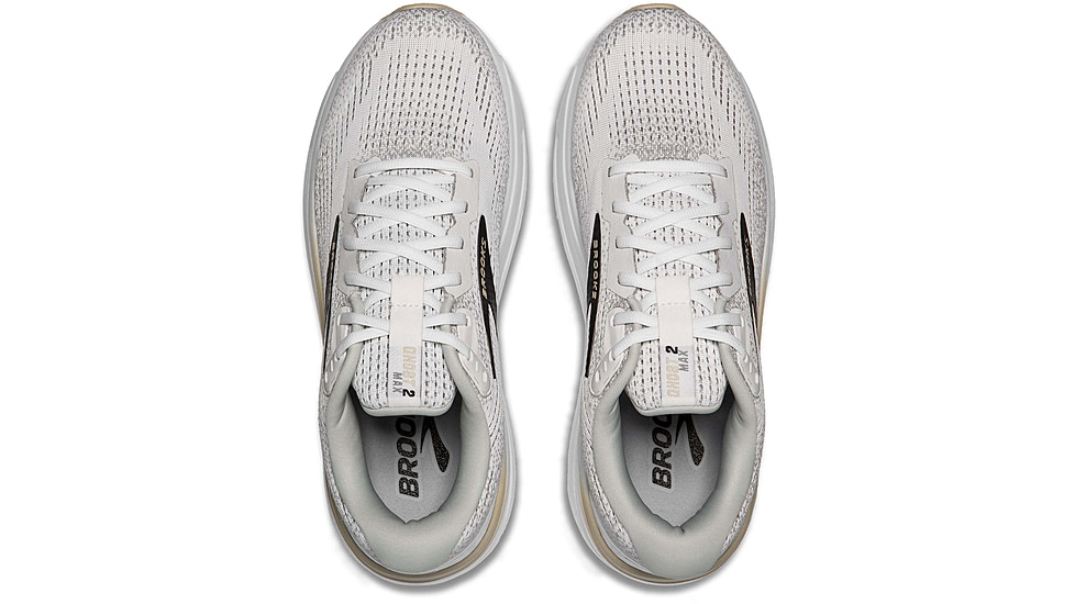 Brooks Ghost Max 2 Road Running Shoes - Mens, White/Pelican/Oyster, 11.0 US/Medium, 1104311D125.110