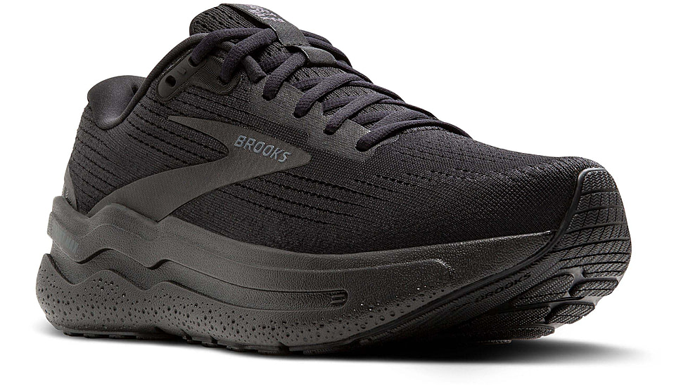 Brooks Ghost Max 2 Road Running Shoes - Womens, Black/Black/Ebony, 8.5 US/Wide, 1204201D020.085