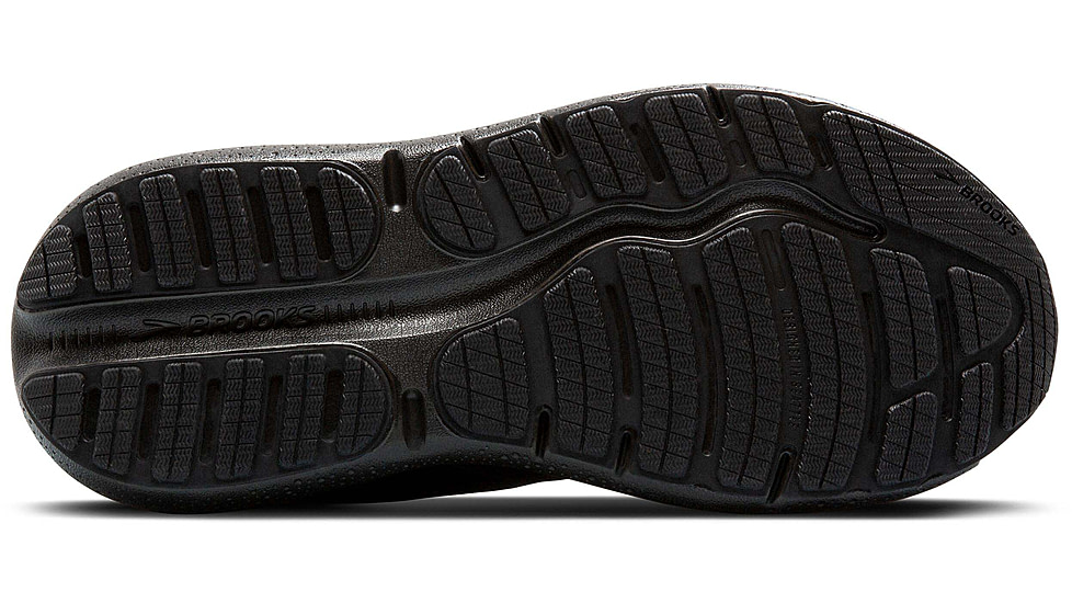 Brooks Ghost Max 2 Road Running Shoes - Womens, Black/Black/Ebony, 8.5 US/Wide, 1204201D020.085