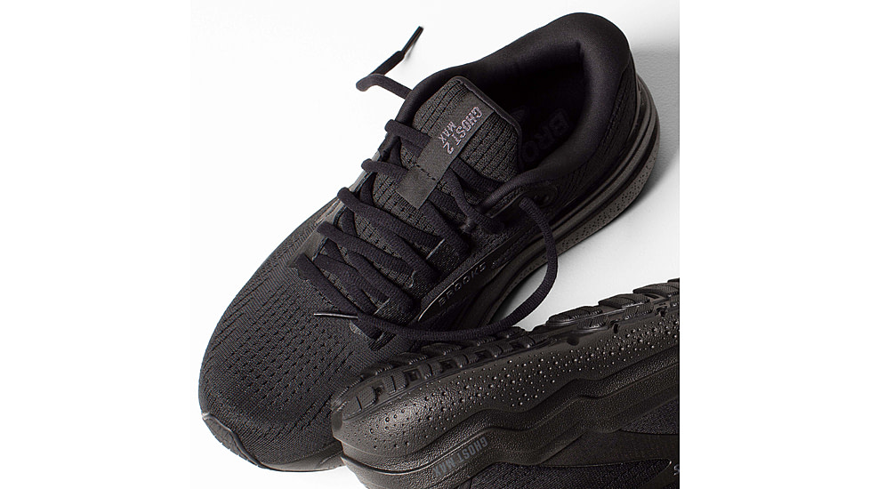 Brooks Ghost Max 2 Road Running Shoes - Womens, Black/Black/Ebony, 8.5 US/Wide, 1204201D020.085