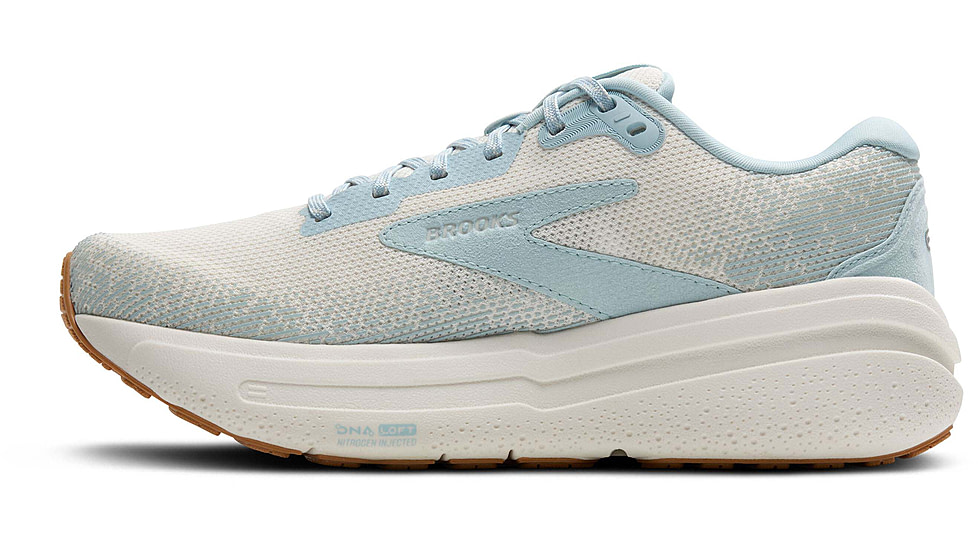 Brooks Ghost Max 2 Road Running Shoes - Womens, Coconut Milk/Winter Sky, 6.5 US/Medium, 1204201B163.065