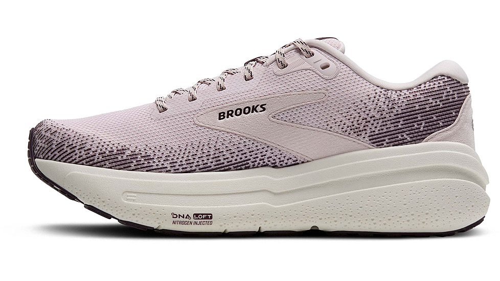 Brooks Ghost Max 2 Road Running Shoes - Womens, Orchid Ice/Plum/Coconut, 7.5 US/Medium, 1204201B503.075