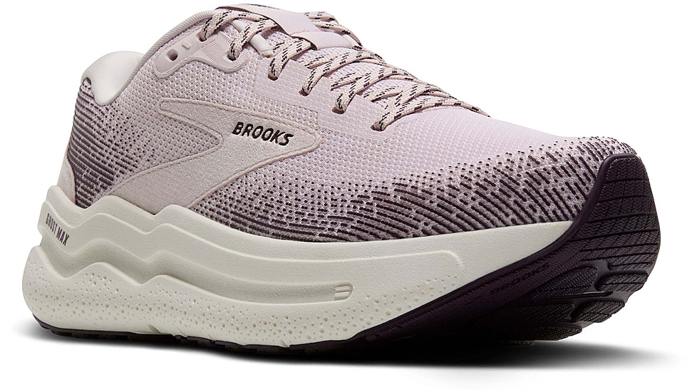 Brooks Ghost Max 2 Road Running Shoes - Womens, Orchid Ice/Plum/Coconut, 7.5 US/Medium, 1204201B503.075