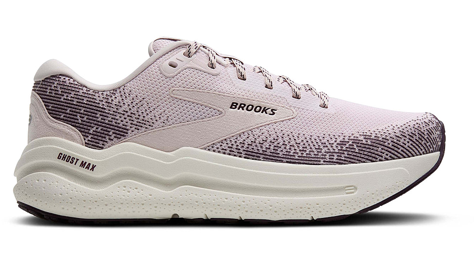 Brooks Ghost Max 2 Road Running Shoes - Womens, Orchid Ice/Plum/Coconut, 7.5 US/Medium, 1204201B503.075