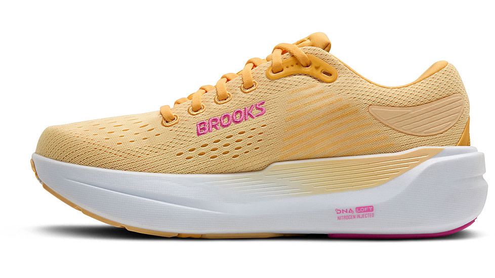 Brooks Ghost Max 3 Road Running Shoes - Womens, Apricot/Apricot/Super Pink, 8.5, 1B, 1204571B876.085