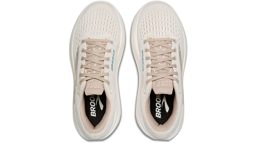 Brooks Ghost Max 3 Road Running Shoes - Womens, Coconut/Chateau Grey/Blue, 10, 1B, 1204571B181.100