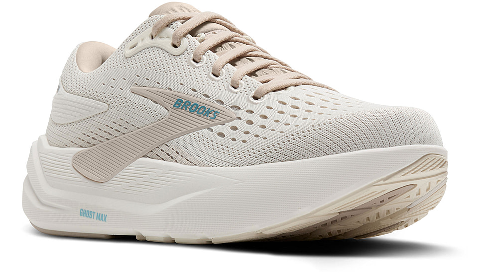 Brooks Ghost Max 3 Road Running Shoes - Womens, Coconut/Chateau Grey/Blue, 10, 1B, 1204571B181.100
