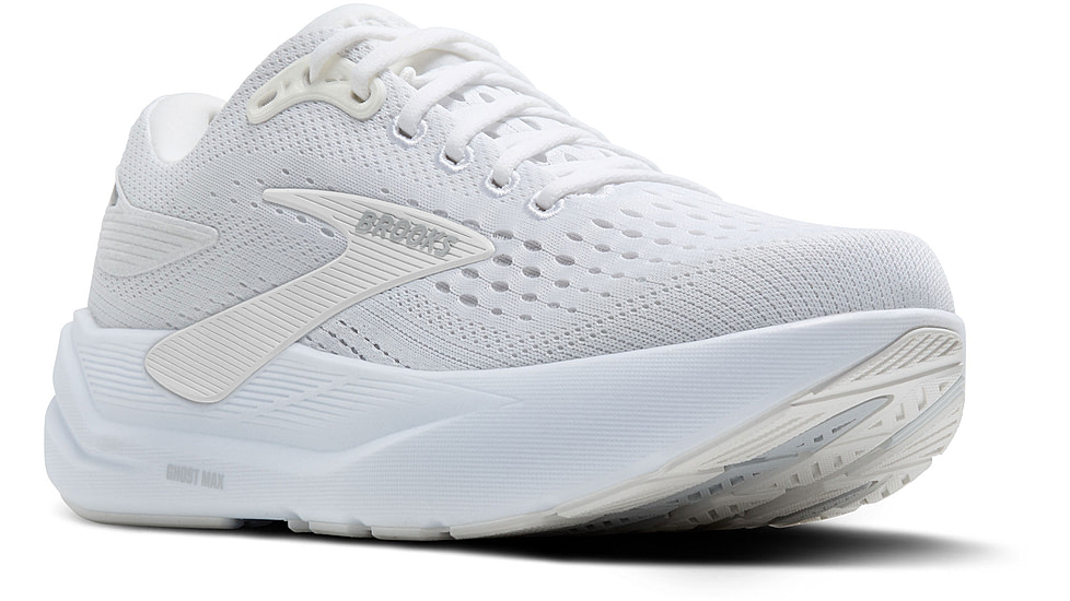 Brooks Ghost Max 3 Road Running Shoes - Womens, White/White, 7.5, 1B, 1204571B142.075