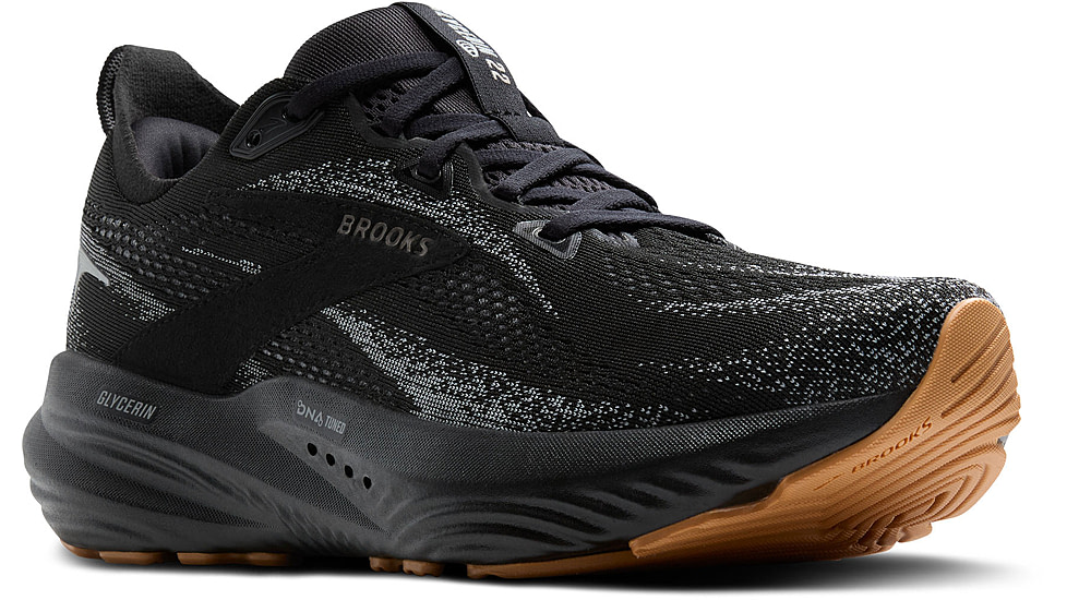 Brooks Glycerin 22 Road Running Shoes - Mens, Black/Primer Gray/Biscuit, 13, 1D, 1104451D089.130