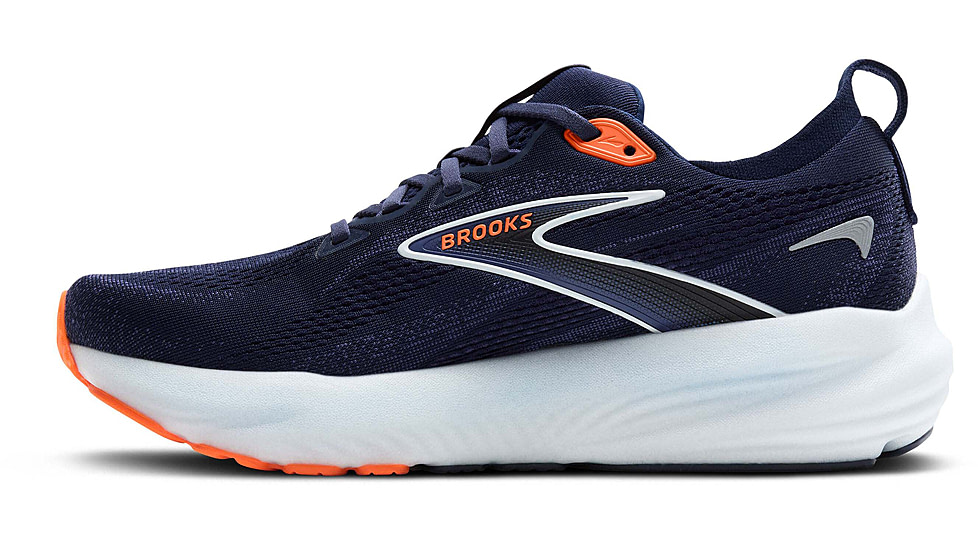 Brooks Glycerin 22 Road Running Shoes - Mens, Peacoat/Blue Ribbon/Orange, 10.0 US/Medium, 1104451D494.100