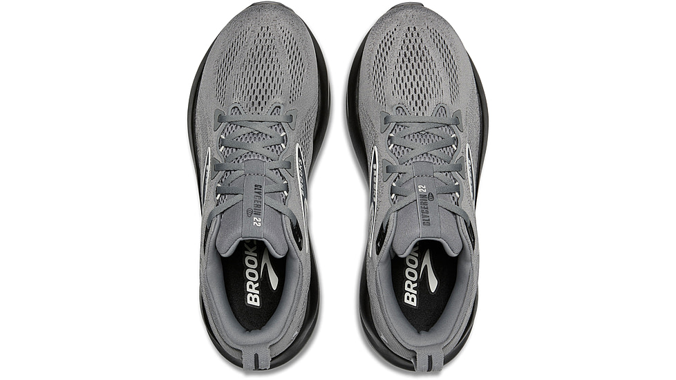 Brooks Glycerin 22 Road Running Shoes - Mens, Primer Gray/Ebony/Bluewash, 8.5, 1D, 1104451D078.085