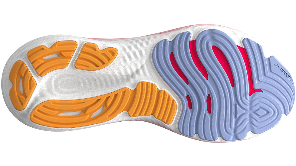 Brooks Glycerin 22 Road Running Shoes - Womens, Black/Blue Heron/Orange, 9.5, 1B, 1204341B088.095