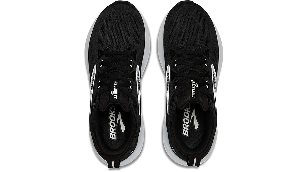 Brooks Glycerin 22 Road Running Shoes - Womens, Black/Grey/White, 8.0 US/Wide, 1204341D090.080