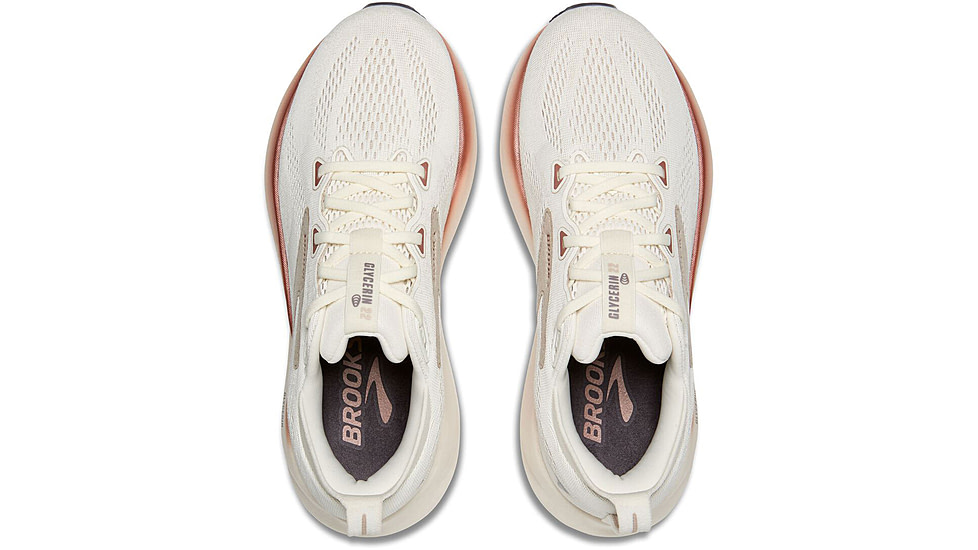 Brooks Glycerin 22 Road Running Shoes - Womens, Coconut/Chateau/Rose, 9.5, 1B, 1204341B126.095