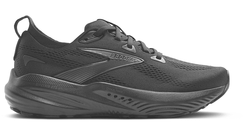 Brooks Glycerin GTS 22 Road Running Shoes - Mens, Black/Black/Ebony, 10.0 US/Medium, 1104461D020.100
